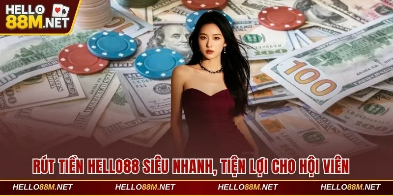Rút Tiền Hello88 Siêu Nhanh, Tiện Lợi Cho Hội Viên Mới